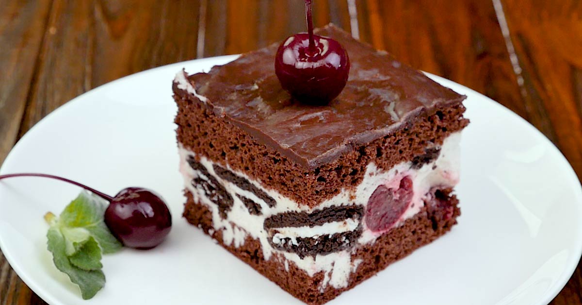 Cherry Oreo Sheet Cake