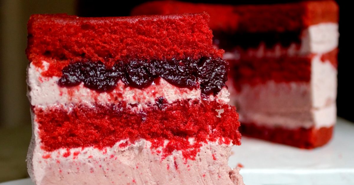 Cherry Red Velvet Cake