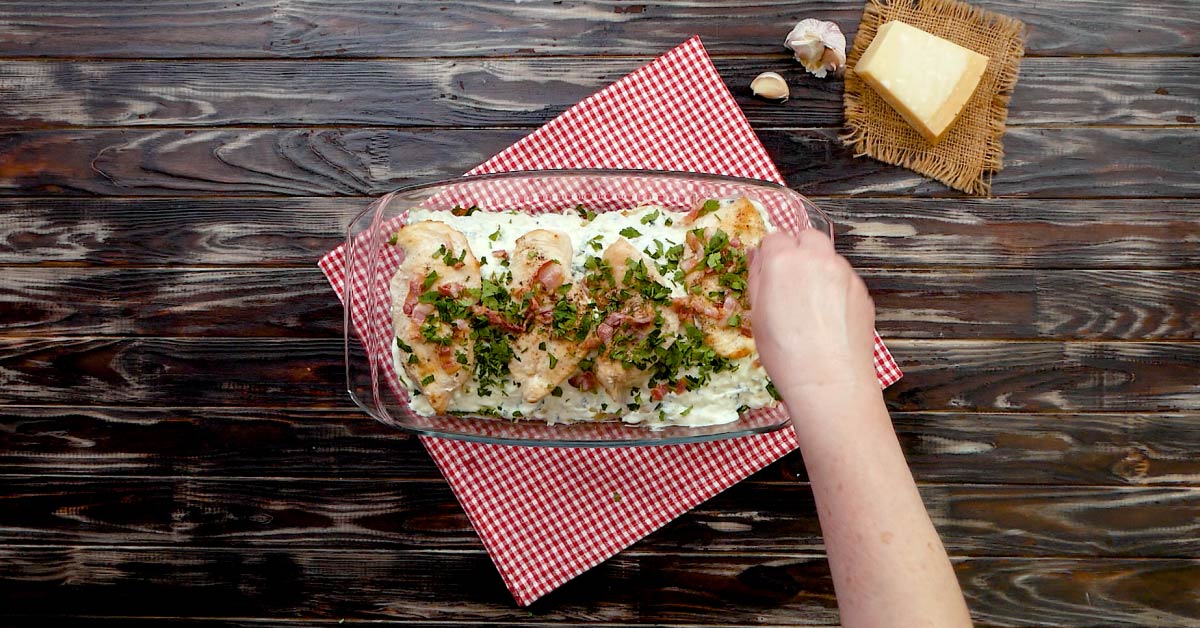 Chicken Alfredo Lasagna