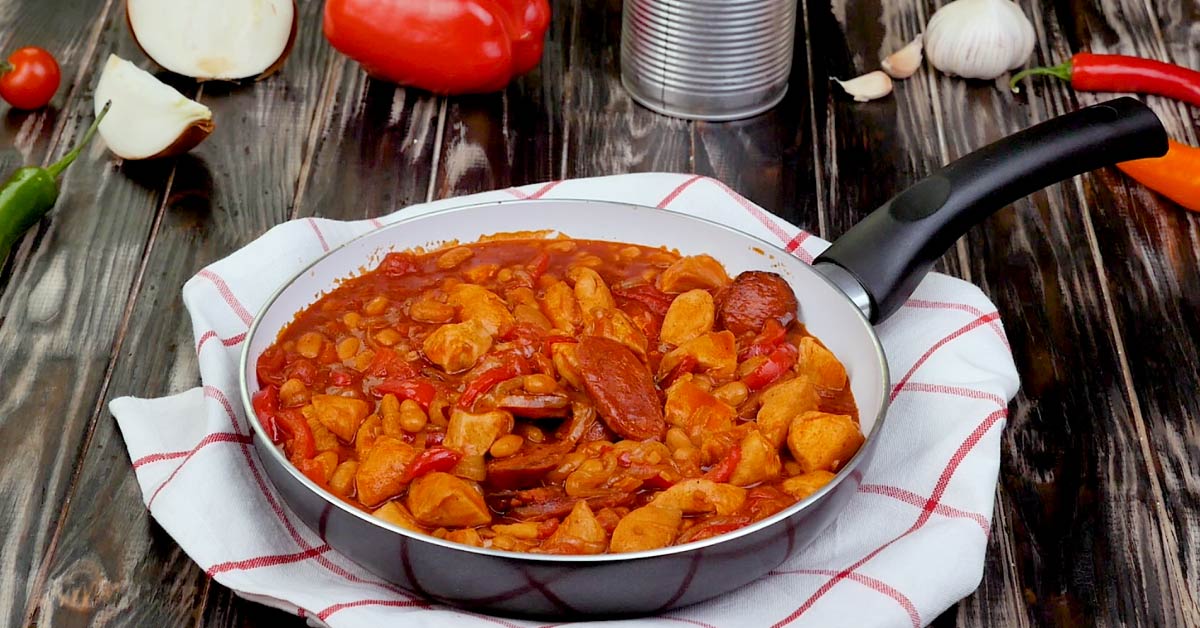 Chicken and Beans Stew