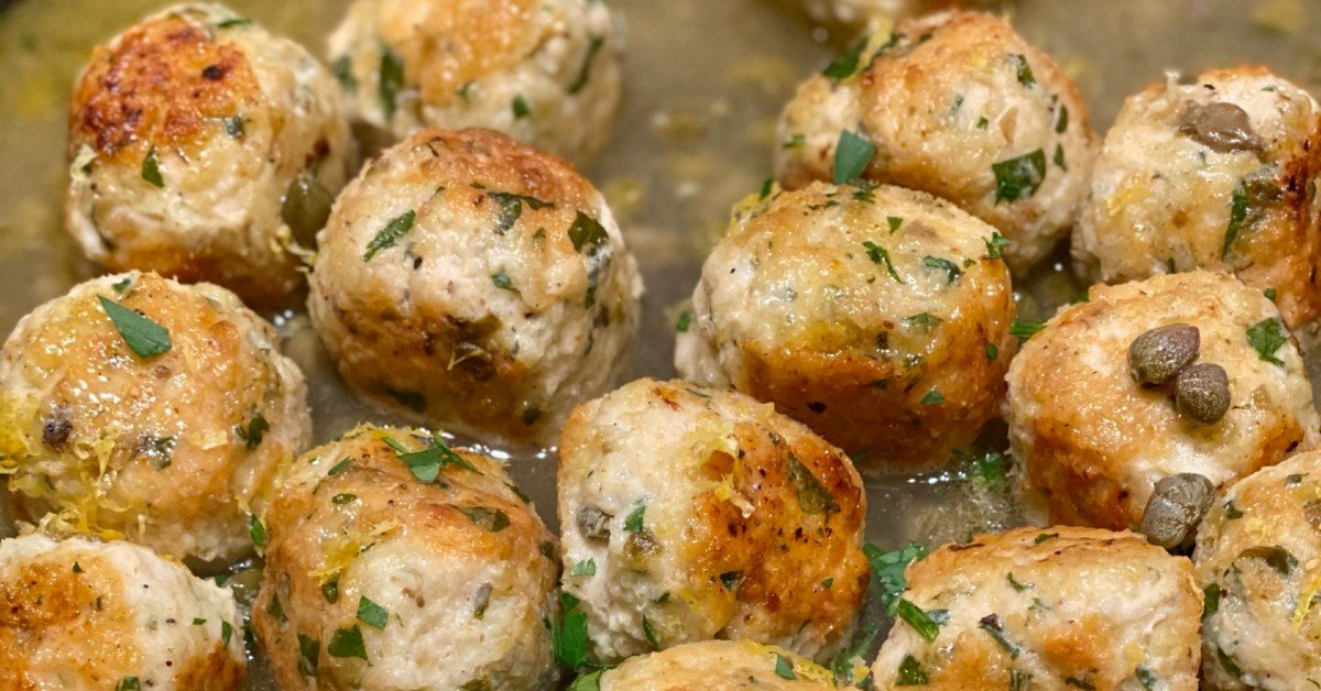 Chicken Piccata Meatballs