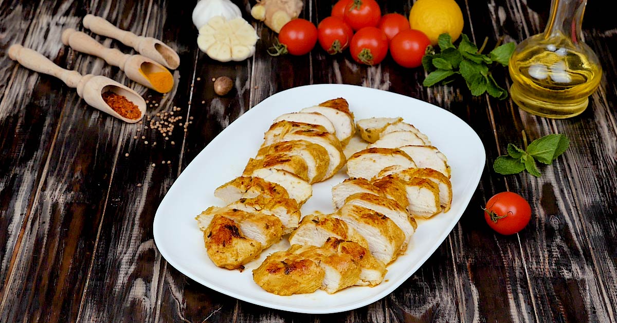 Cilantro and Mint Chicken Breast