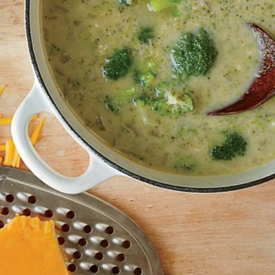 creamy broccoli-cheese soup