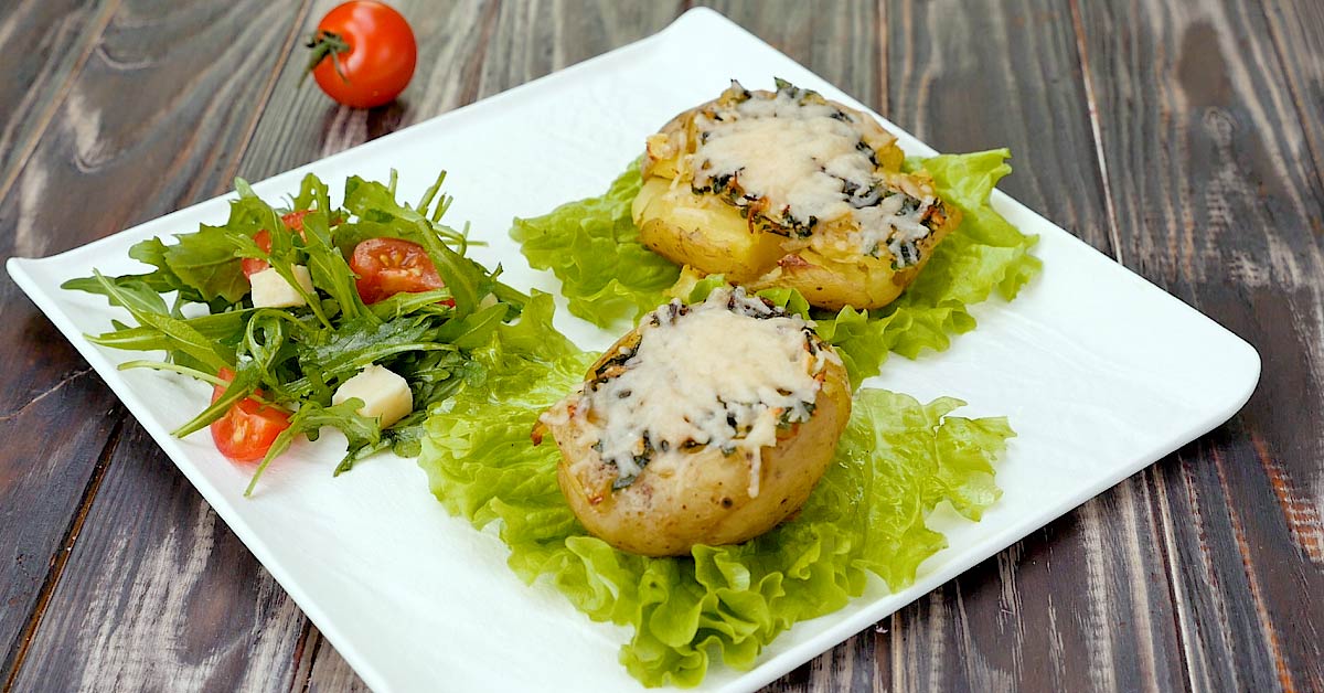 Crispy Mashed Potatoes With Garlic Sauce & Parmesan Recipe – Cook It