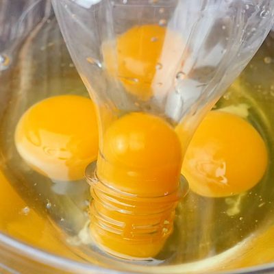 double-layer omelet with cheese