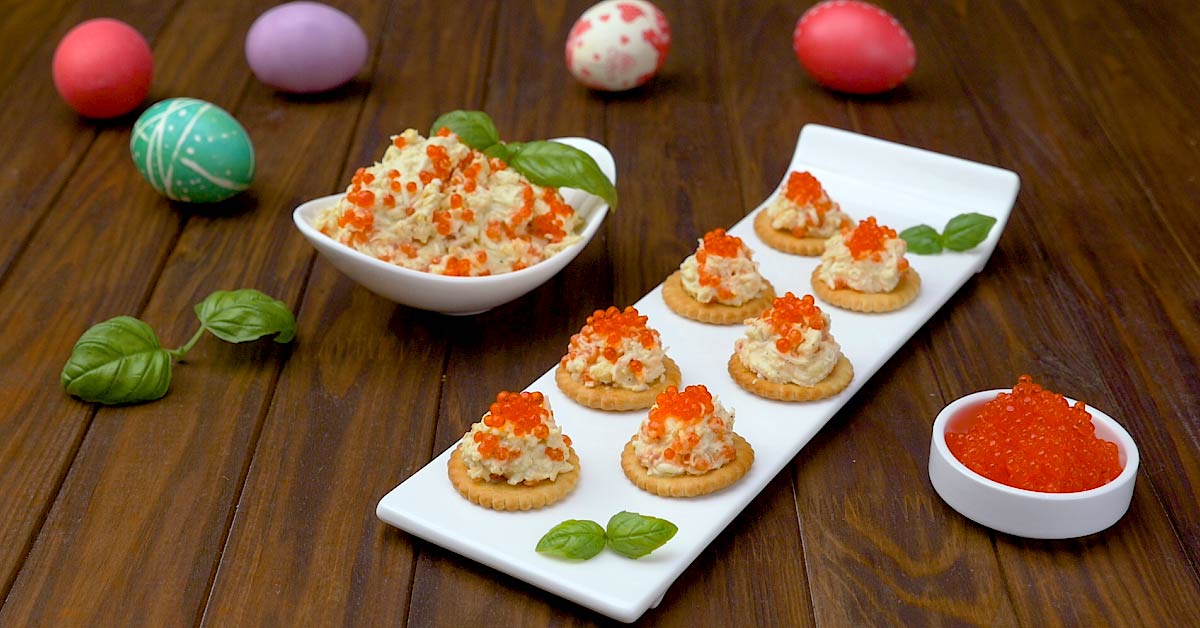 Egg Pate With Red Caviar