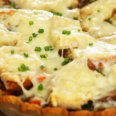 french onion pie