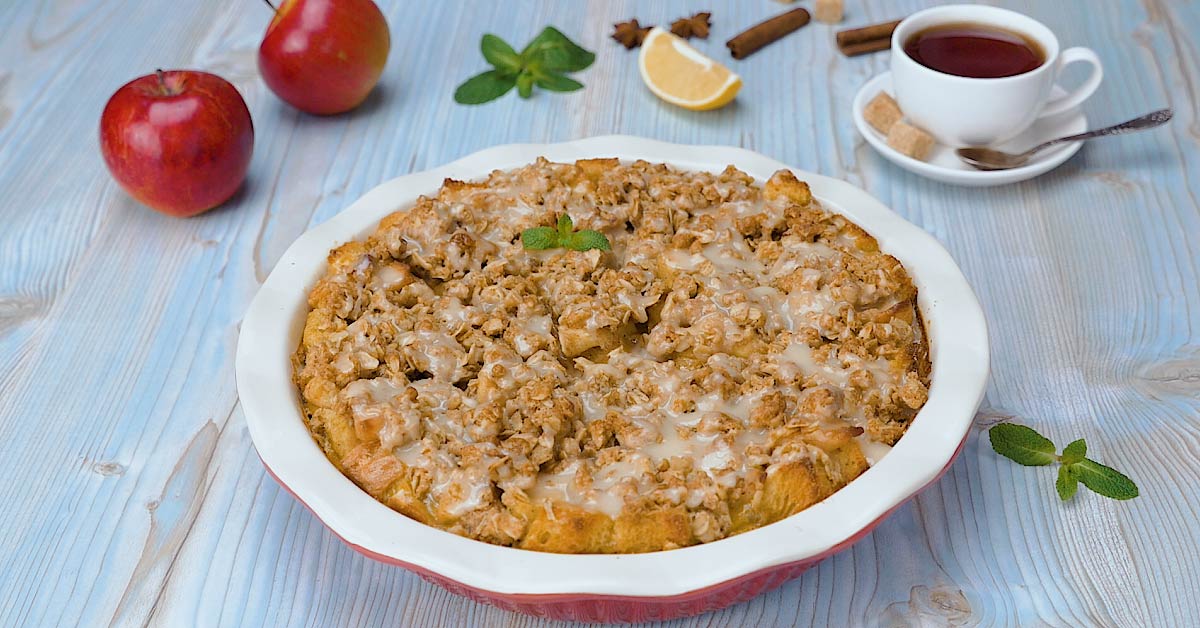 French Toast Pie With Apples