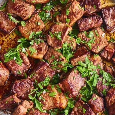 garlic butter steak bites