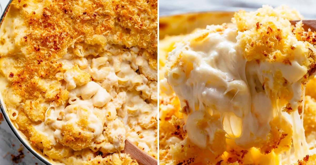 Garlic Parmesan Macaroni and Cheese