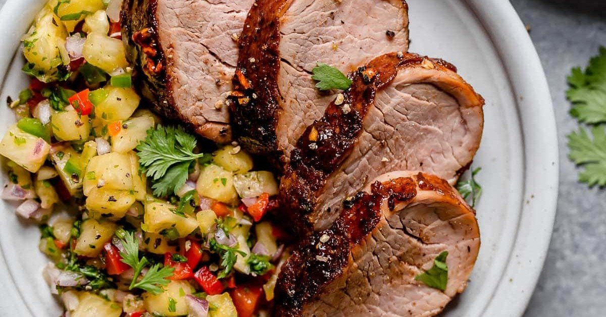Caribbean Grilled Pork Tenderloin