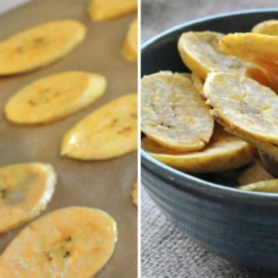 homemade banana chips