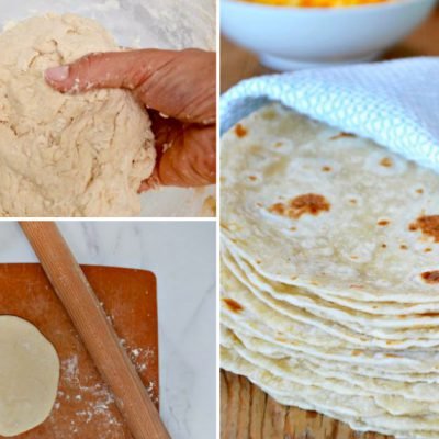 homemade flour tortillas