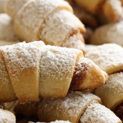 jam-filled crescent rolls