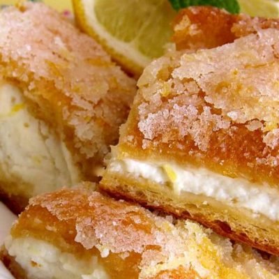 lemon cream cheese bars