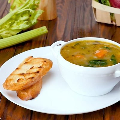 mediterranean white bean soup