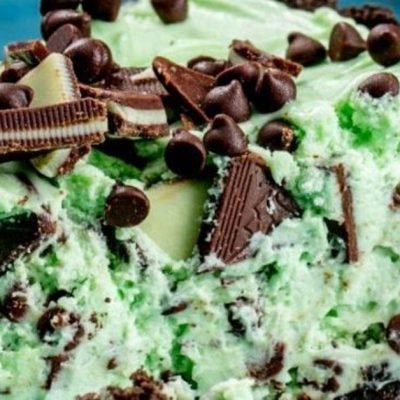 mint chocolate chip pie