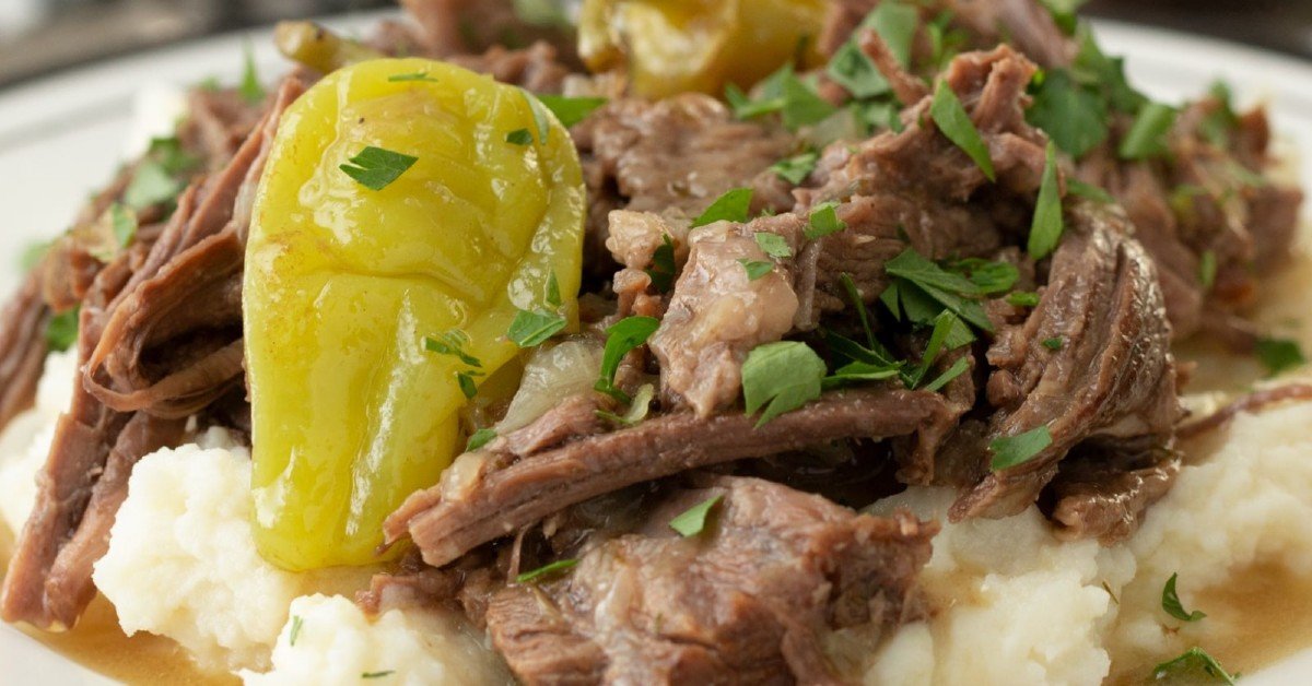 Slow Cooker Mississippi Pork Roast