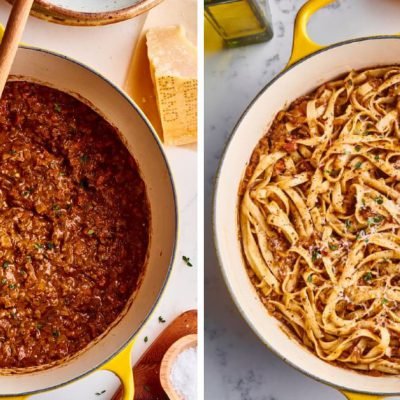 mushroom bolognese