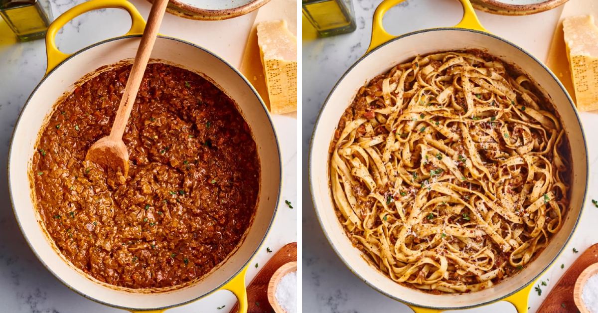 One-Pot Mushroom Bolognese