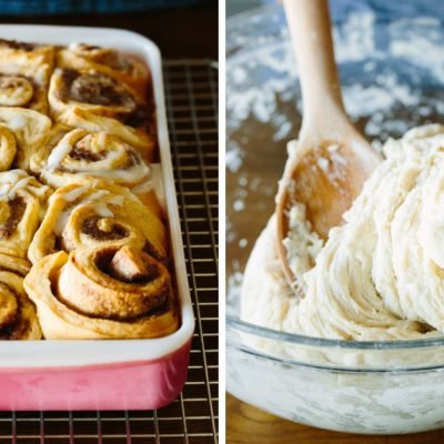 no-yeast cinnamon rolls