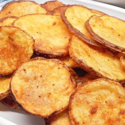 oven baked potato slices