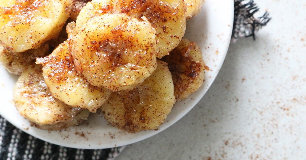 Pan-Fried Cinnamon Bananas