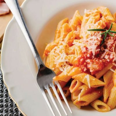 bacon tomato pasta
