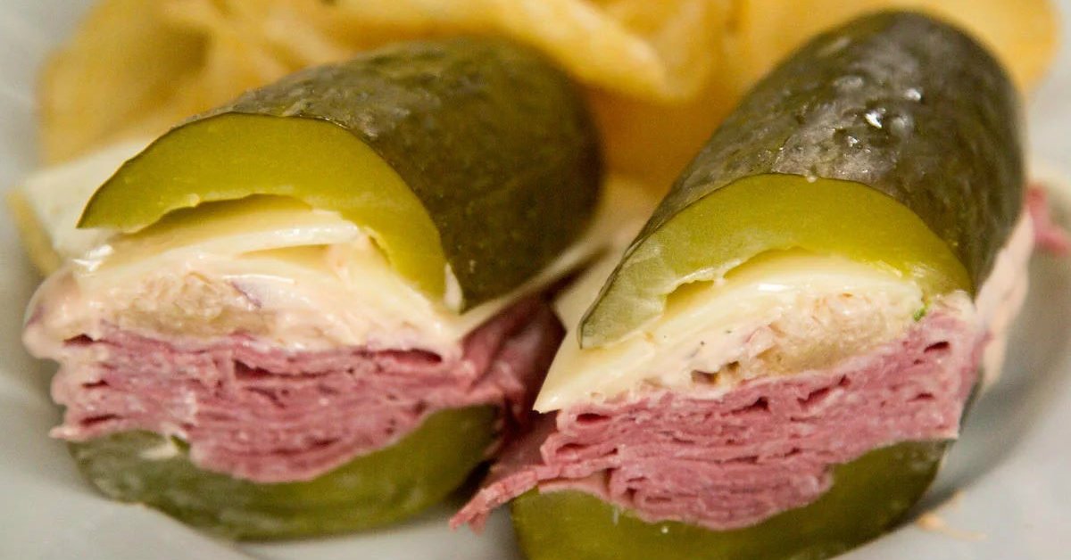 Pickle Bun Reuben Sandwiches