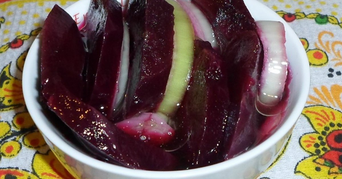 Pickled Beets in a Jar