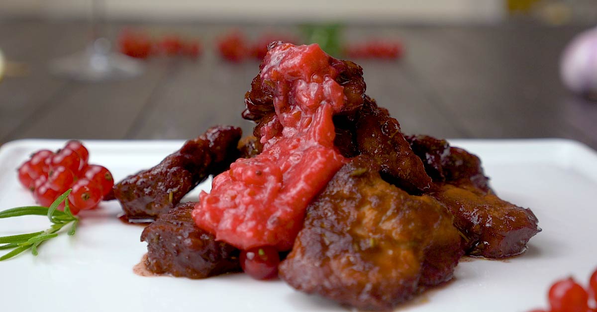 Pork With Berry Sauce