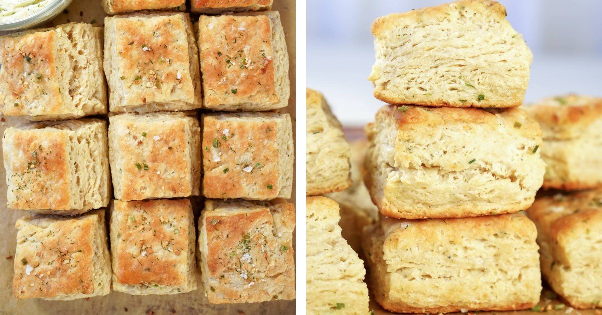Tall and Flaky Ranch Biscuits