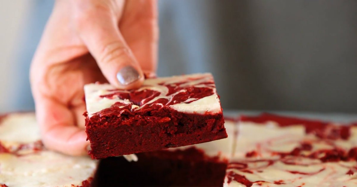 Red Velvet Cheesecake Brownies