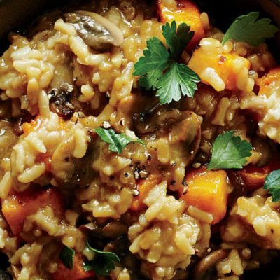 risotto with mushrooms