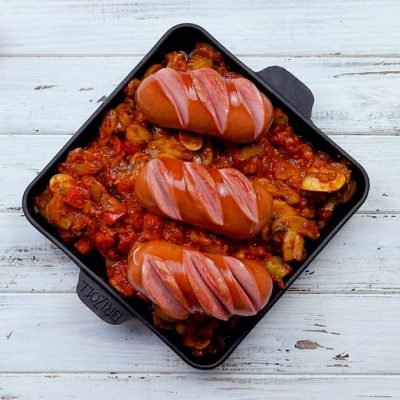 sausages in a gypsy-style sauce