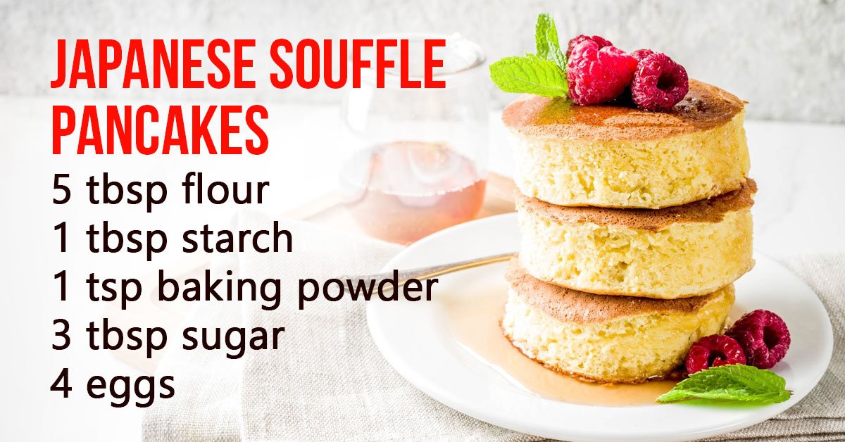 Fluffy Souffle Pancakes StepbyStep Recipe Cook It