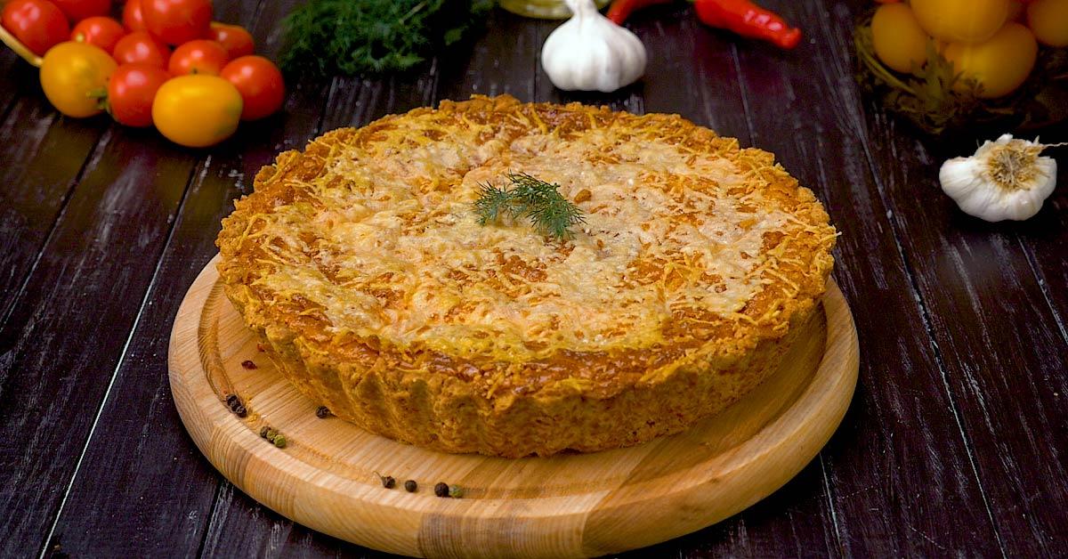 Sour Cream Tart With Tomatoes