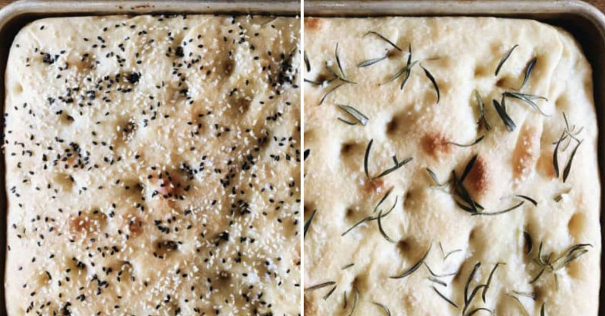 Foolproof Sourdough Focaccia