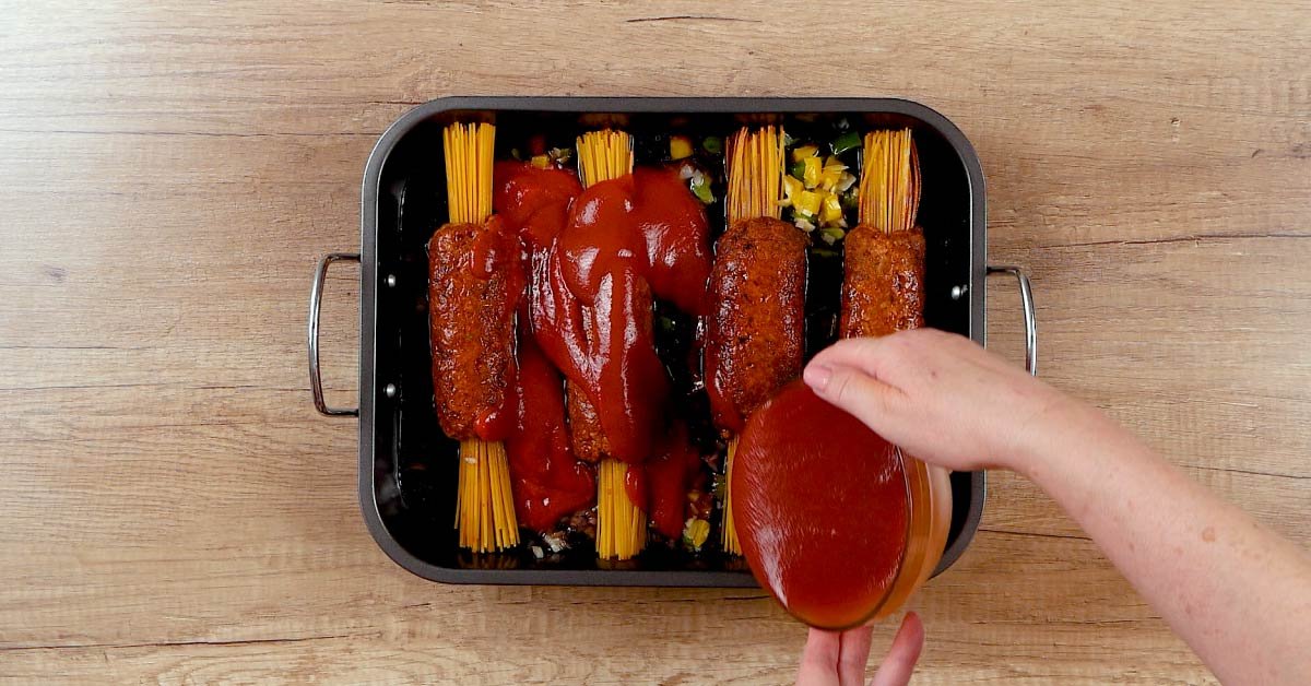 Spaghetti-Stuffed Meatballs