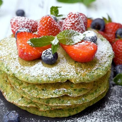 Spinach Pancakes for Breakfast
