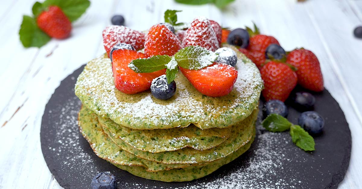 Spinach Pancakes for Breakfast