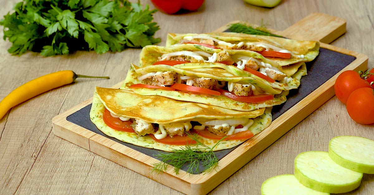 Squash Pancakes With Filling