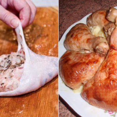 stuffed chicken quarters