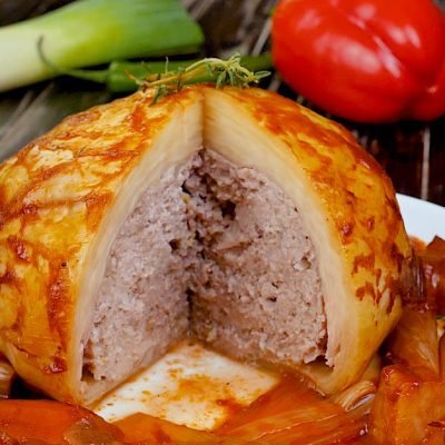 stuffed whole cabbage