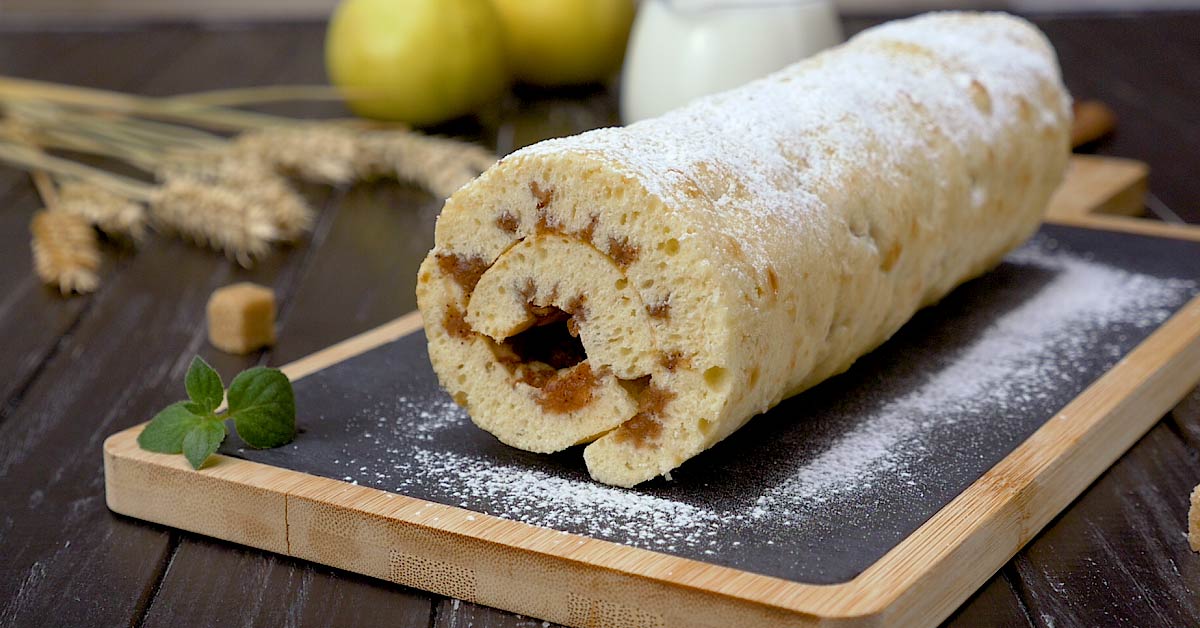 Swiss Roll With Apples