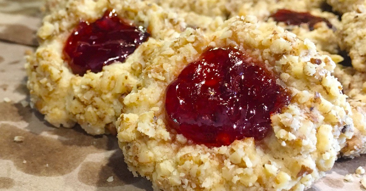 Thumbprint Cookies With Plum Jam Recipe Cook It thumbprint-cookies-with-plum-jam-recipe-cook-it