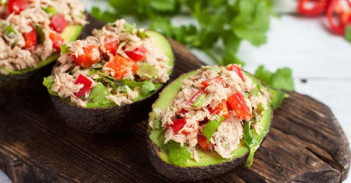 Tuna Salad Avocado Boats