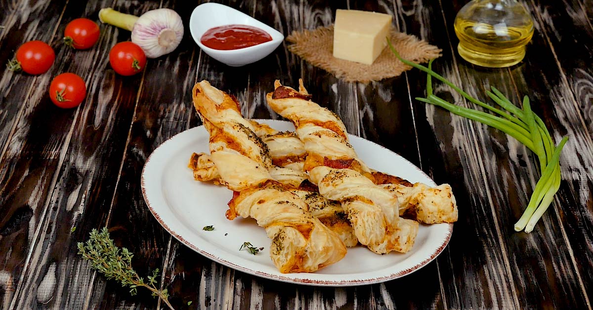 Twisted Pizza Breadsticks