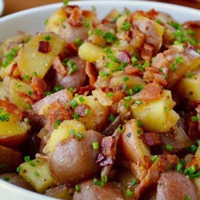 warm potato salad